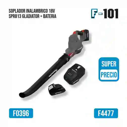 Soplador Inalambrico 18v Spr813 Gladiator