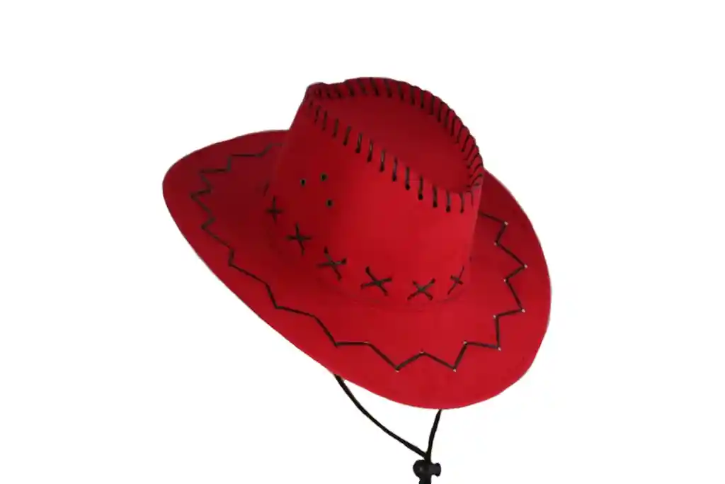 Sombrero Vaquero Para Niño En Gamuza Roja Toy Story