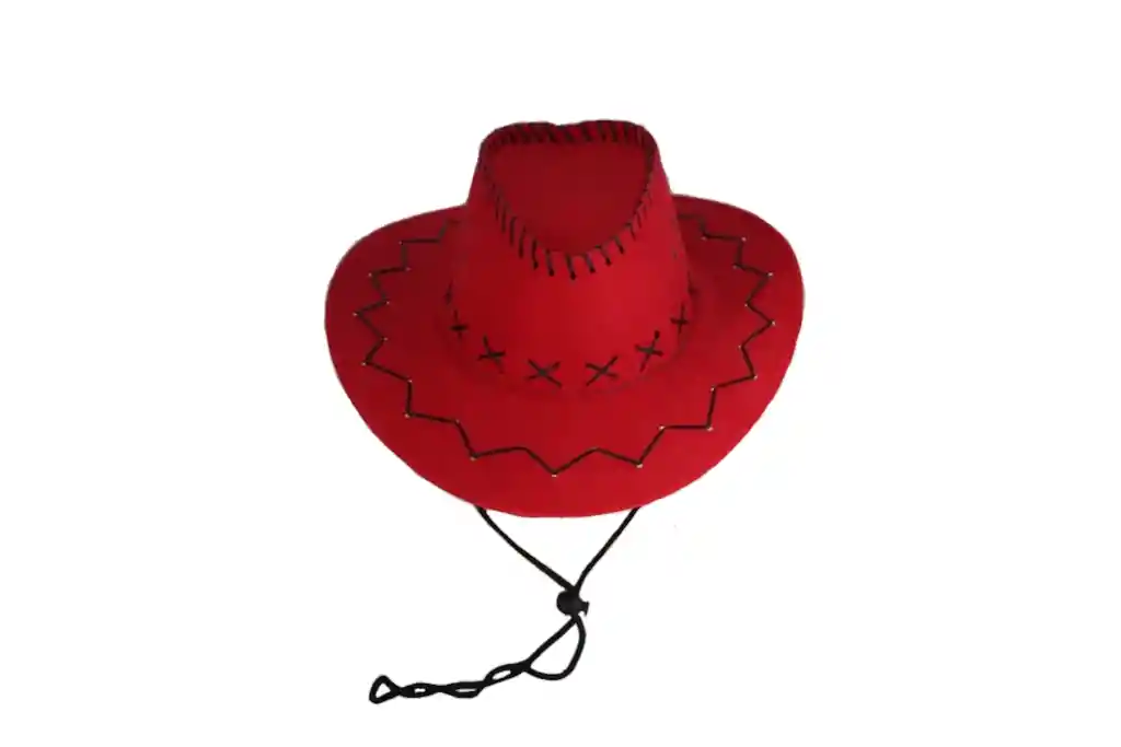 Sombrero Vaquero Para Niño En Gamuza Roja Toy Story