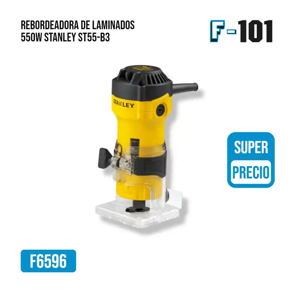 Rebordeadora De Laminados 550w Stanley St55-b3