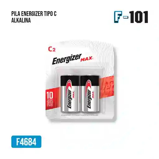 Pila Energizer Tipo C Alkalina