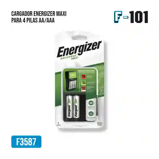 Cargador Energizer Maxi Para 4 Pilas Aa/aaa