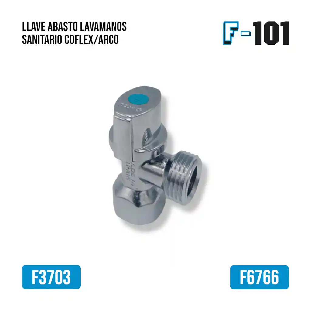 Llave Abasto Lavamanos/sanitario Metalica Coflex Inox Paso Libre 1/2 X 1/2