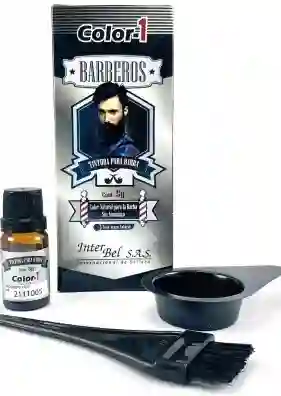 Color 1 Barberos Tintura Para Barba X 5 G