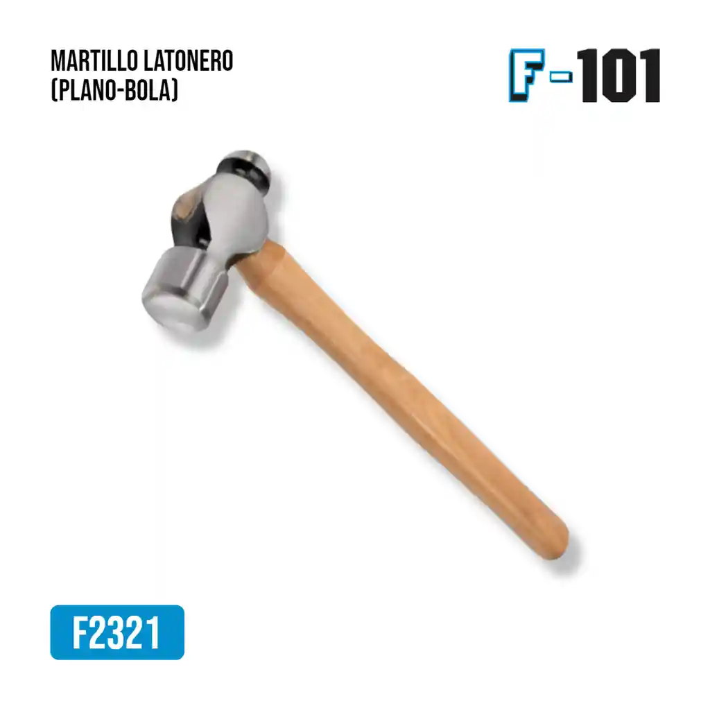Martillo Latonero (plano-bola)