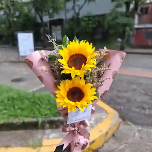 Bouquet De 2 Girasoles