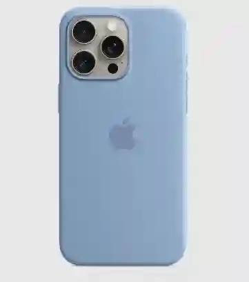 Silicone Case Magsafe Original Iphone 14 Pro Azul Cielo