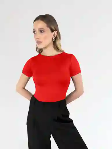 Body Para Mujer Manga Media - Antoniette Rojo S