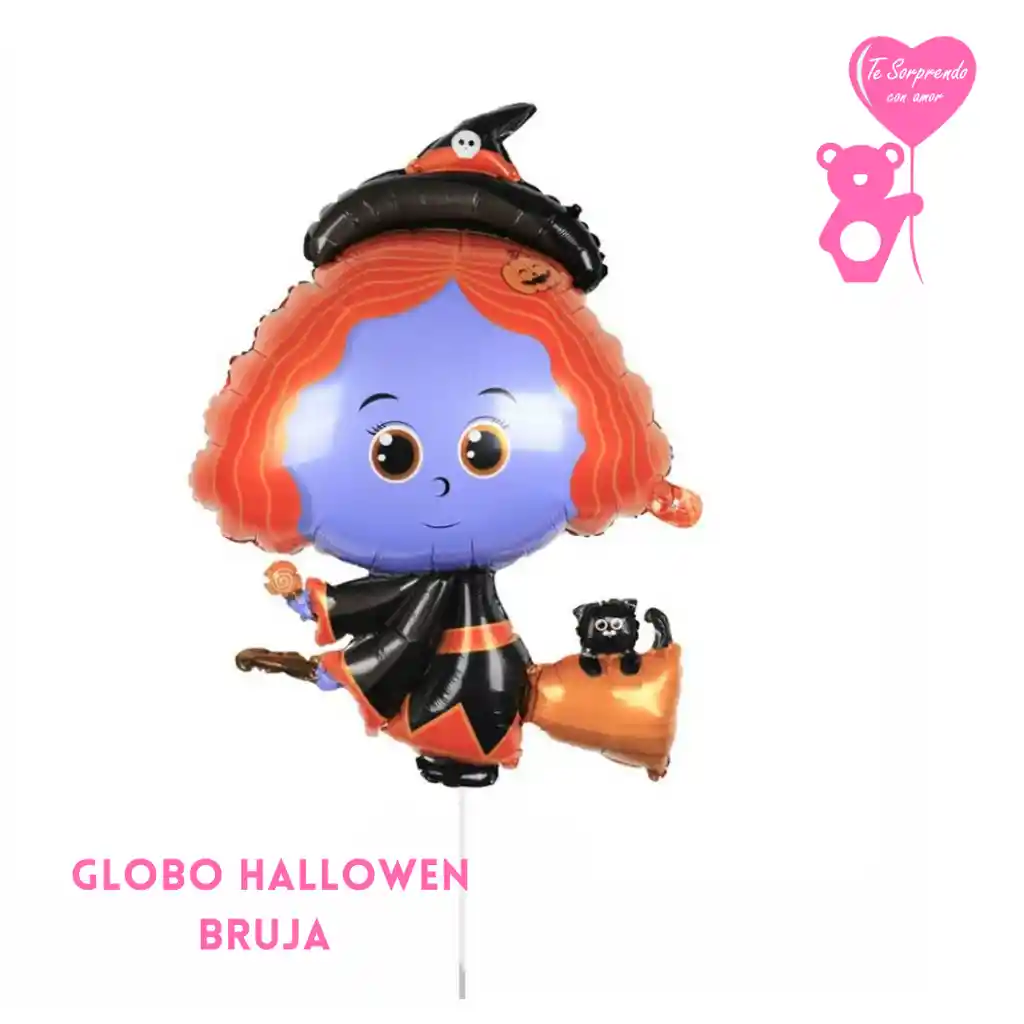 Globo Hallowen Bruja