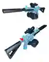 Fusil M416 Doble Cañon Lanzador De Esferas De Hidrogel Recargable Color Azul