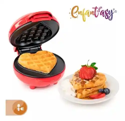 Mini Wafflera Corazon