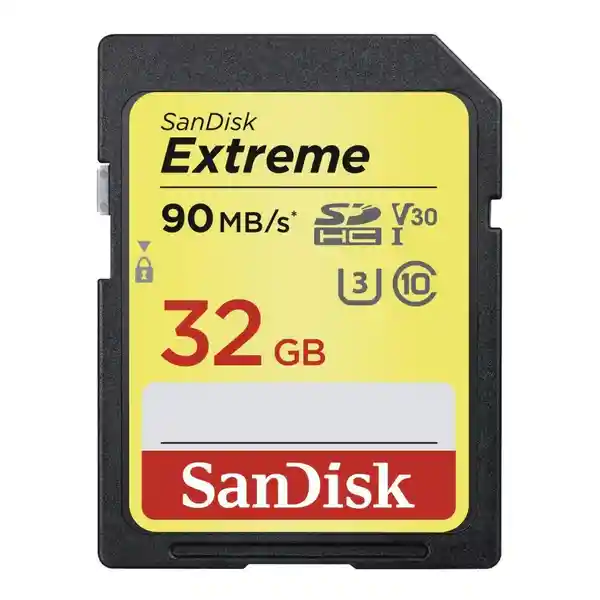 Sd Sandisk 32g 4k 90 Mb/s Extreme