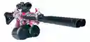 Fusil M416 Doble Cañon Lanzador De Esferas De Hidrogel Recargable Color Rojo