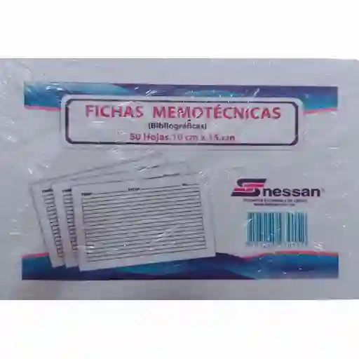 Fichas Memotecnicas Rayadas