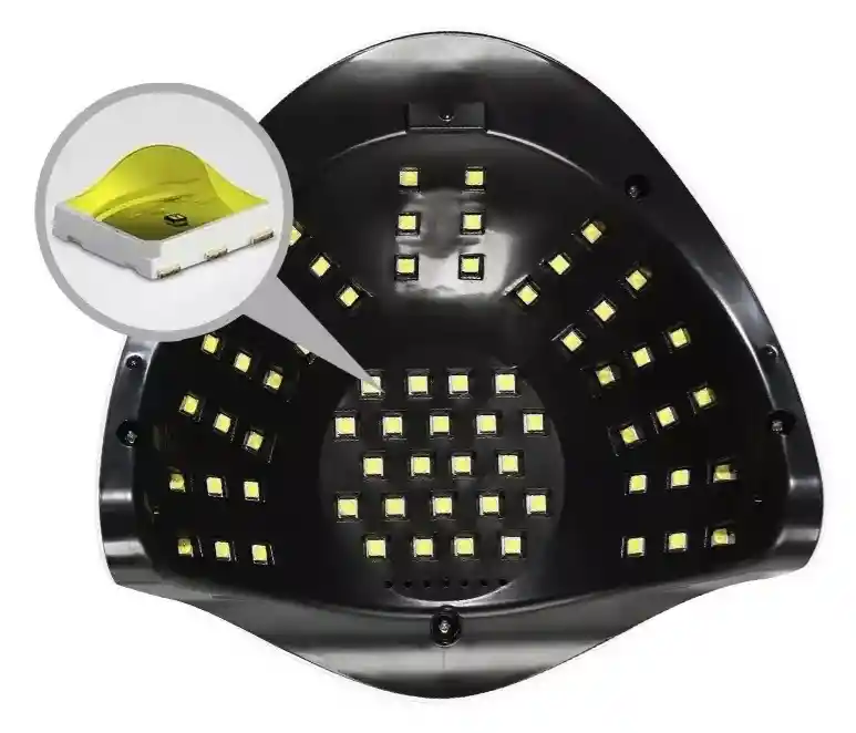 Lampara Led-uv Uñas Profesional Secado Rápido 168 Watts M1