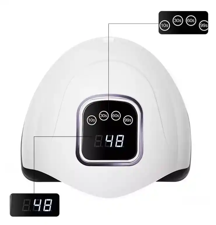 Lampara Led-uv Uñas Profesional Secado Rápido 168 Watts M1