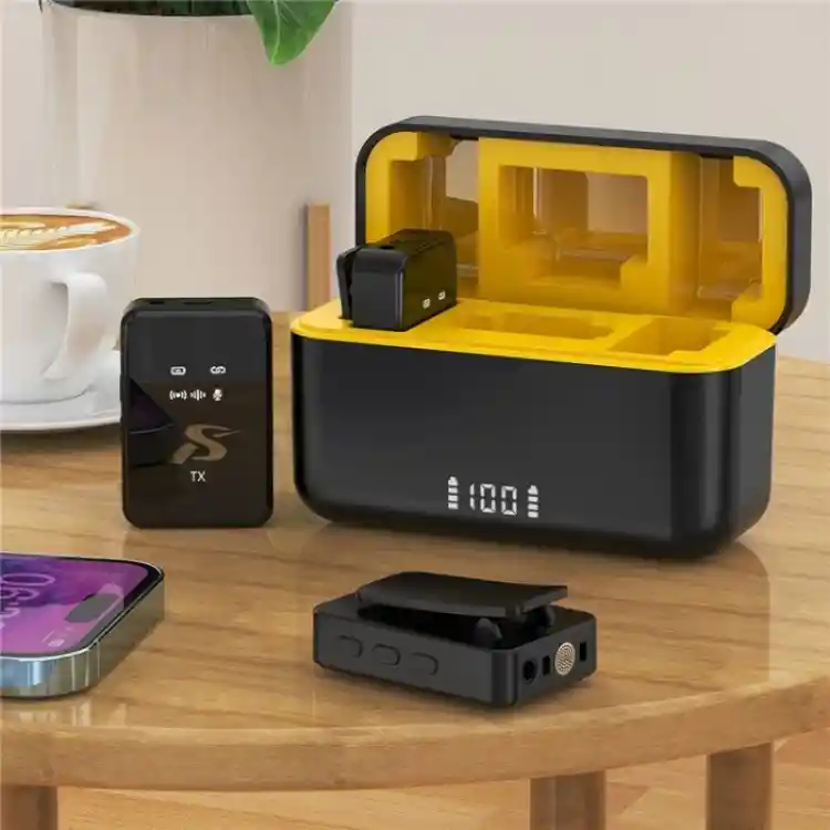 Micrófonos Inalámbrico Dual Profesional Sx12/ Microfono De Solapa Sx12/ Microfono Doble Profesional