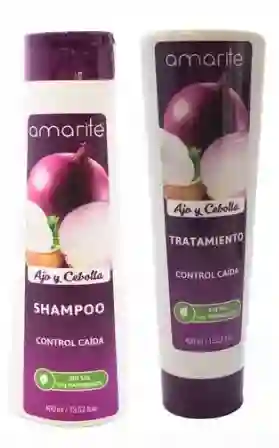 Amarite Tratamiento/ Shampoo Control Caida Con Ajo Y Cebolla X 400 Ml $ 25.200 C/u