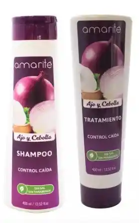 Amarite Tratamiento/ Shampoo Control Caida Con Ajo Y Cebolla X 400 Ml $ 25.200 C/u