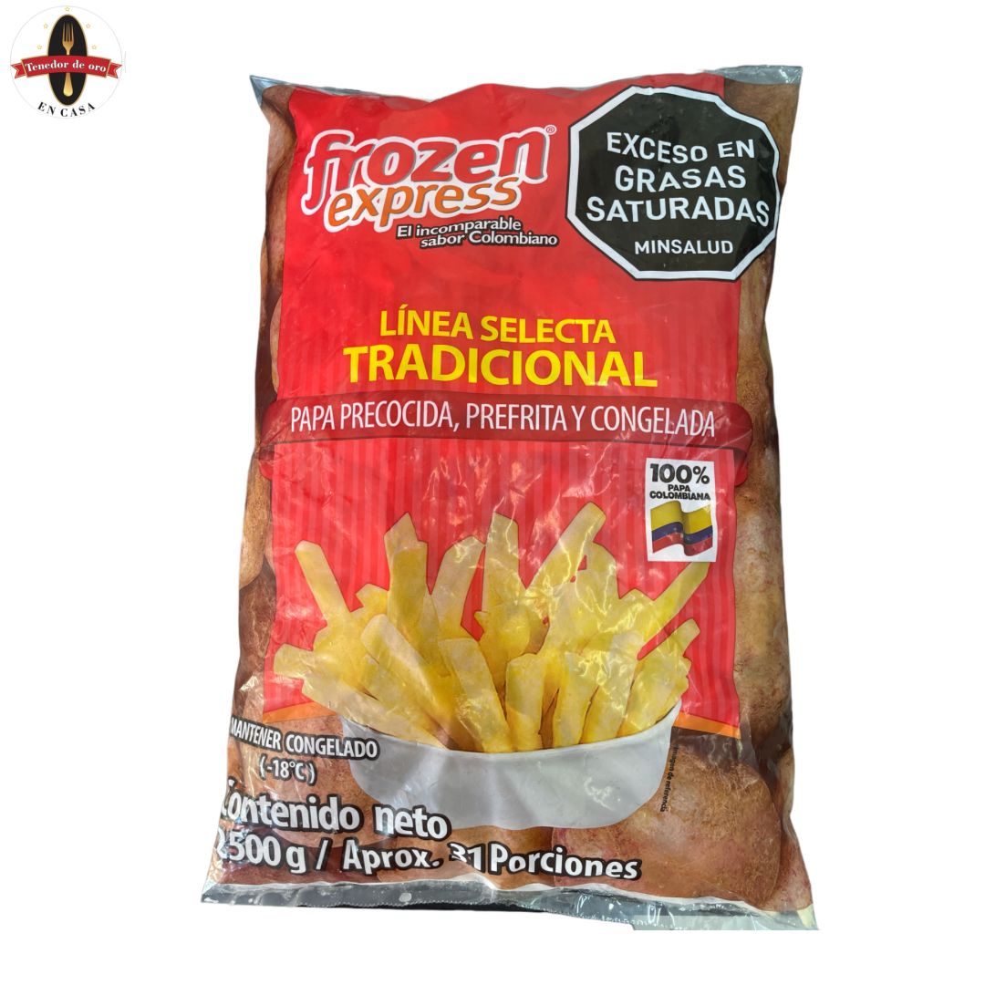 Papa Frozen Express Tradicional Gruesa 2.5 Kg 12*12 - Rappi