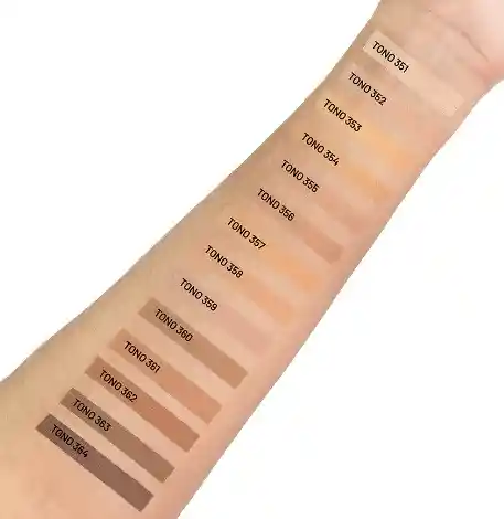 Base Líquida De Maquillaje Truly Matte La Colors Tono 356