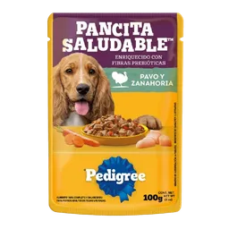 Pedigree Pouch Pancita Saludable Pavo Zanahoria 100gr