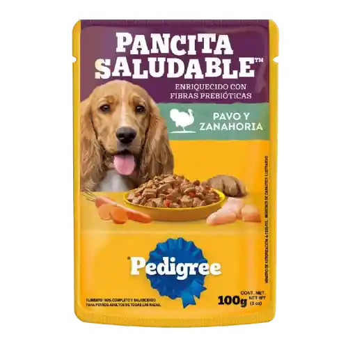 Pedigree Pouch Pancita Saludable Pavo Zanahoria 100gr