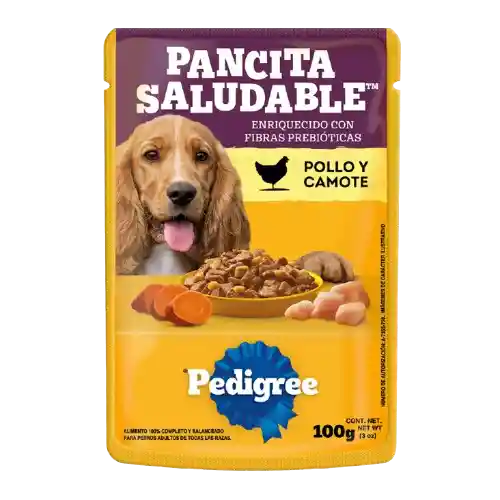 Pedigree Pouch Pancita Saludable Pollo Camote 100gr