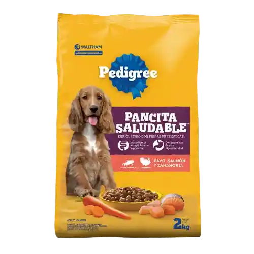 Pedigree Pancita Saludable Salmon/pavo/zanahoria 2kg