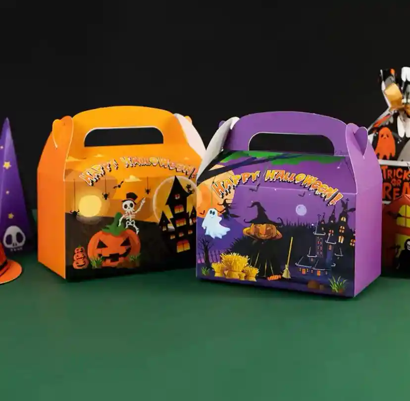 Halloween Cajitas Dulceras X12 Uds.