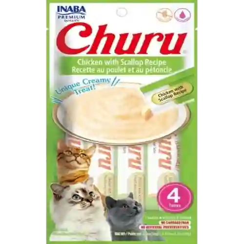 Churu For Cat Chicken With Scallop Rcpe 4 Un 14 Gr