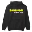 Buzo Con Capota Digimon Graffiti Style Talla Xs