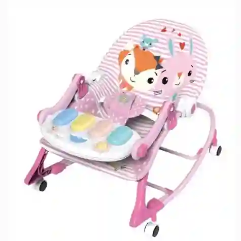 Silla Mecedora Musical Con Ruedas, Piano Musical 7193 Zorrita