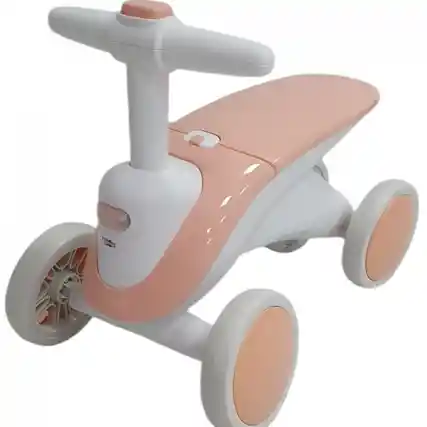 Carrito Impulso De Bebe Luces Y Sonido Rosa