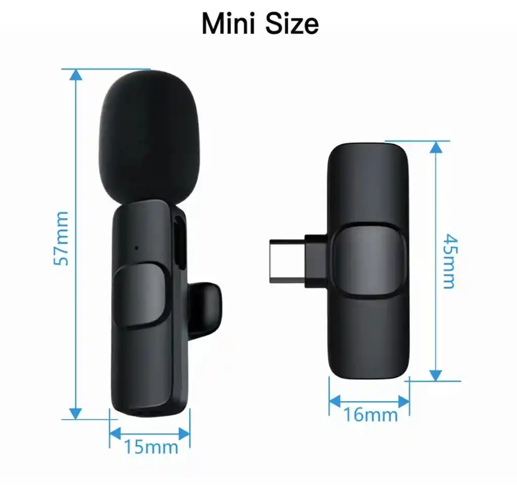 Microfono Inalambrico Tipo C Y Iphone Lightning