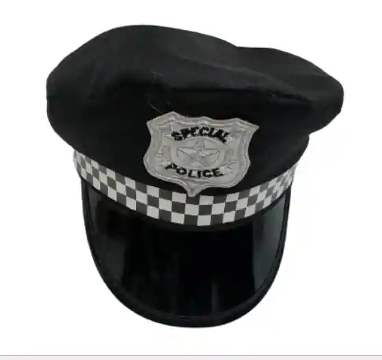 Gorra De Policia Special Para Disfraz Halloween Carnaval Ref: 80305