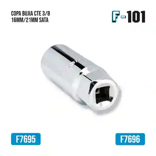 Copa Bujia 21 Mm Cte 3/8" Sata Gl12916em