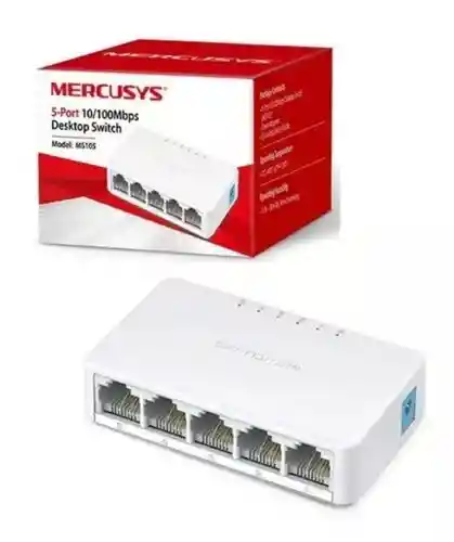 Switch De Escritorio Mercusys Ms105 ⚡