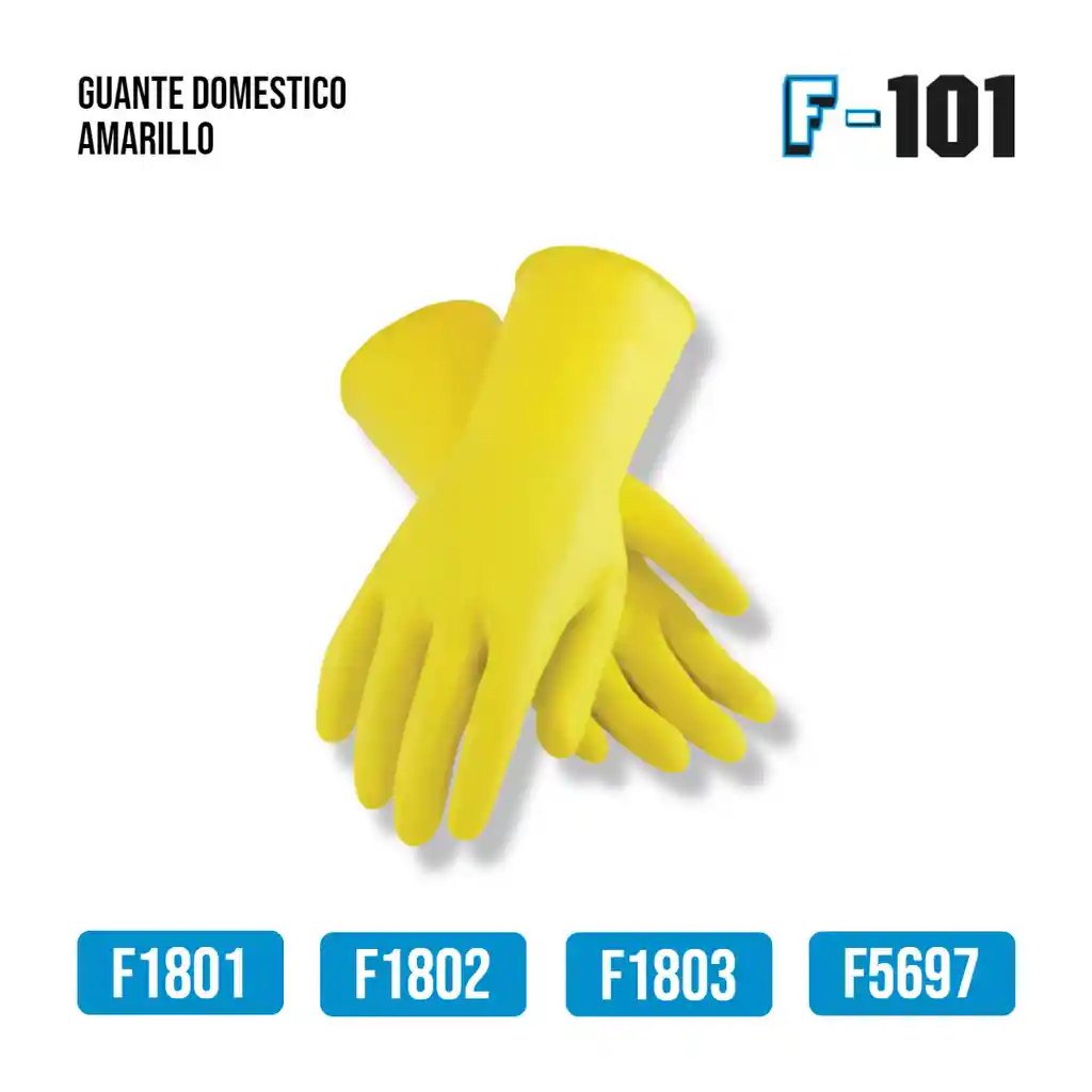 Guante Domestico Amarillo T10