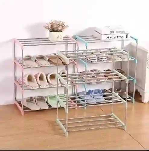 Organizador Ajustable Zapatero Blanco 4 Niveles