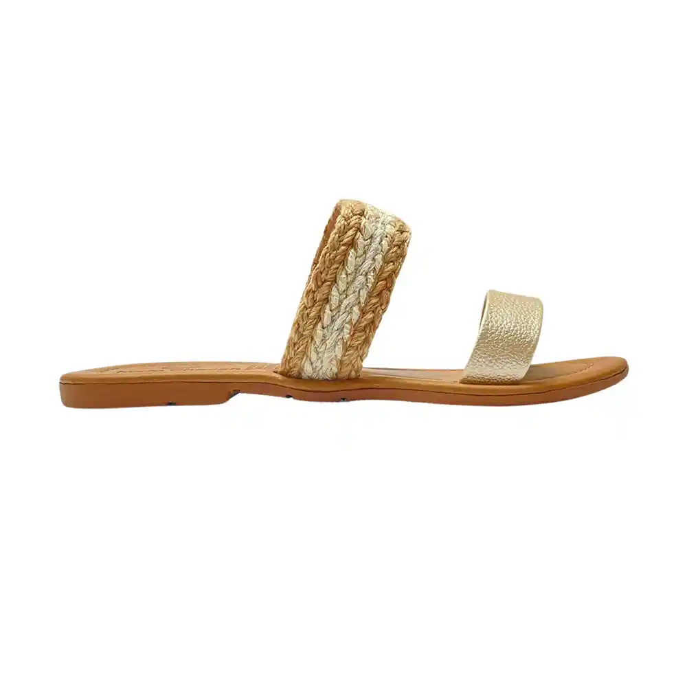 Calzado Zapato Mujer Casual Sandalia Dama Karla Chacon Esther Beige36