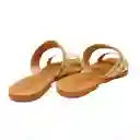 Calzado Zapato Mujer Casual Sandalia Dama Karla Chacon Esther Beige36