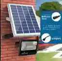 Reflector Exterior Lampara Led Panel Solar Recargable 50w