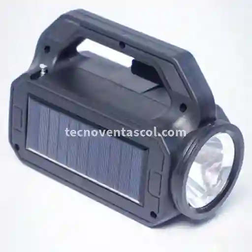 Radio (campi) Con Panel Solar, Función De Recarga Celulares (powerbank), Sintoniza Fm/usb/sd/bluetooth/ Incluye Linterna