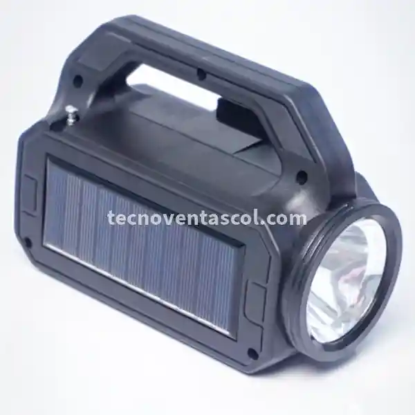 Radio (campi) Con Panel Solar, Función De Recarga Celulares (powerbank), Sintoniza Fm/usb/sd/bluetooth/ Incluye Linterna