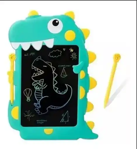 Tablero De Escritura Para Niños Led Tipo Dinosaurio Tableta