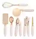 Juego De Accesorios Para Cocina 7 Piezas Oro Rosa Utensilios