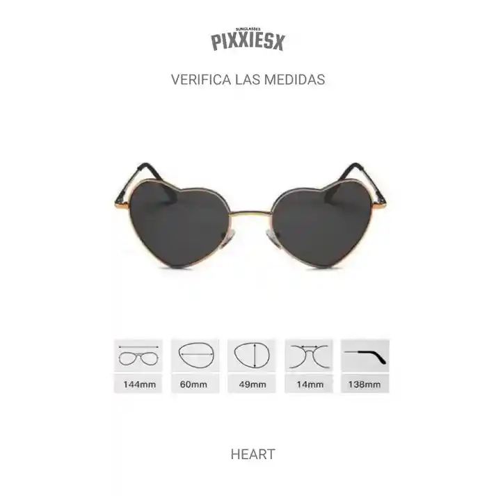 Pixxiesx Heart Black