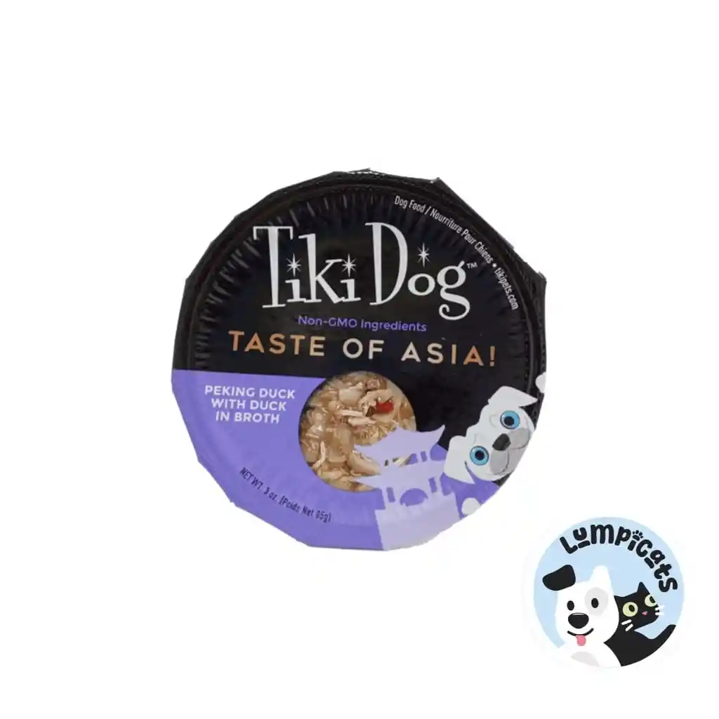 Tiki Dog Petites -taste Of Asia Pato Peking - 85 Gr - Bandejaalimento Para Perros