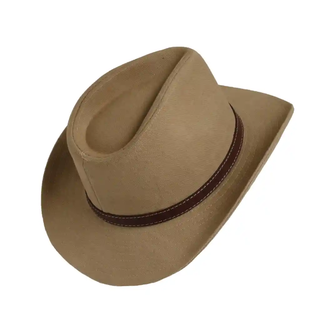 Sombrero Para Hombre Explorador Indiana Jones En Drill Beige